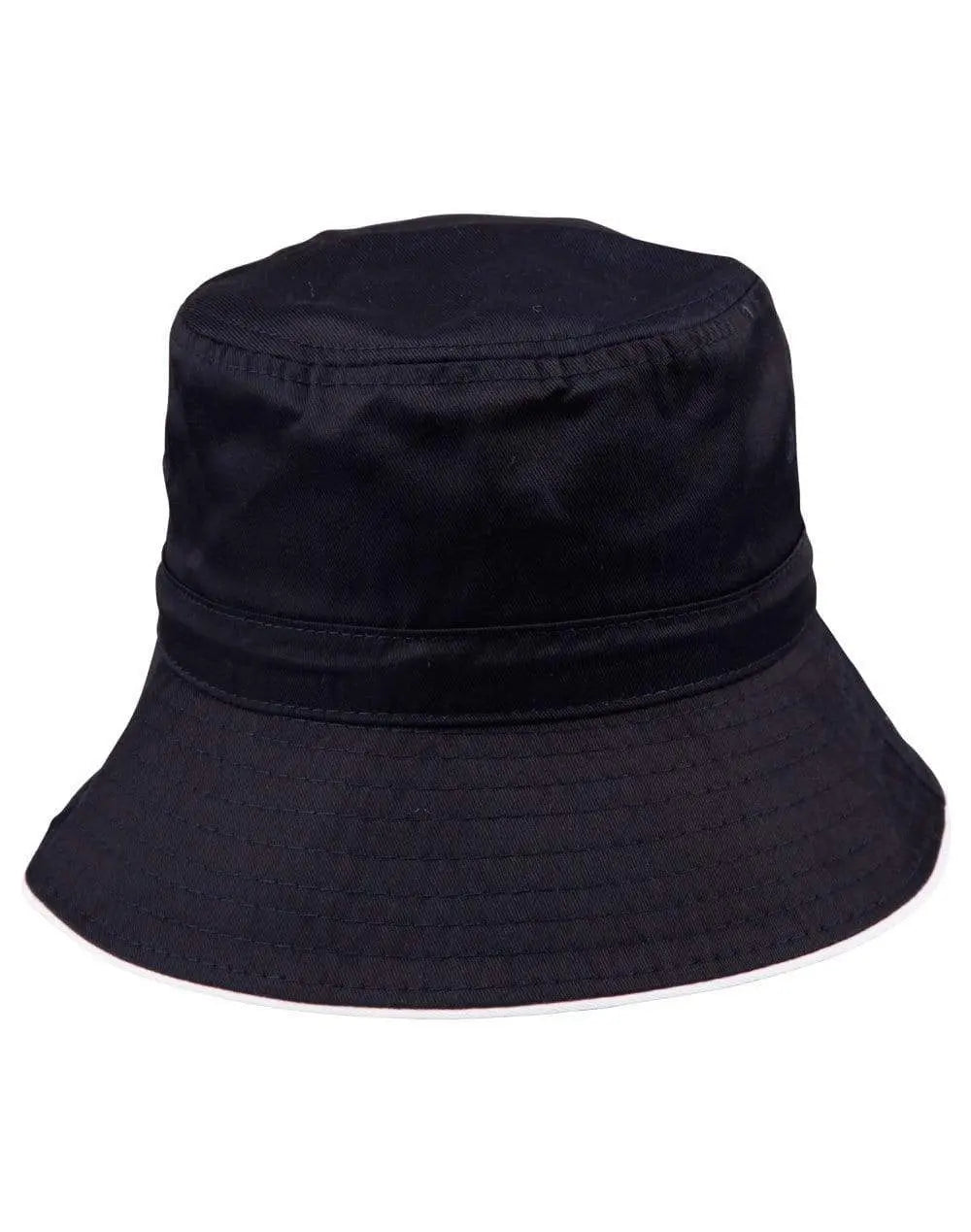 Sandwich Bucket Hat With Toggle H1033 Active Wear Winning Spirit Navy/White S